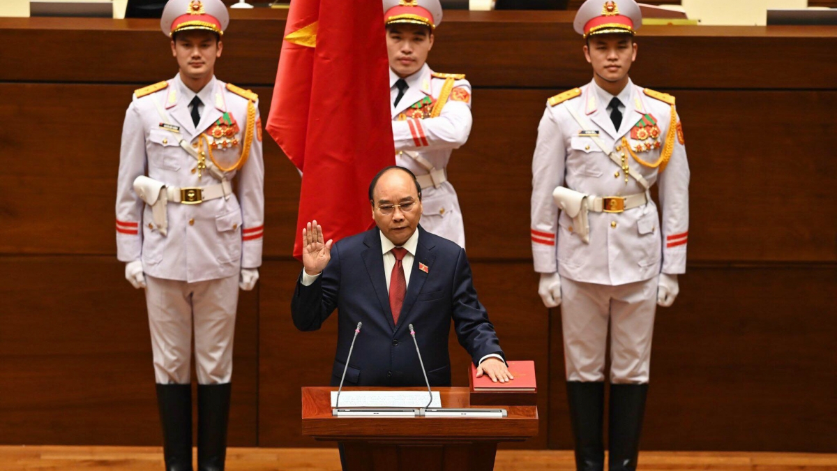 Chủ tịch nước Nguyễn Xuân Phúc tuyên thệ nhậm chức 